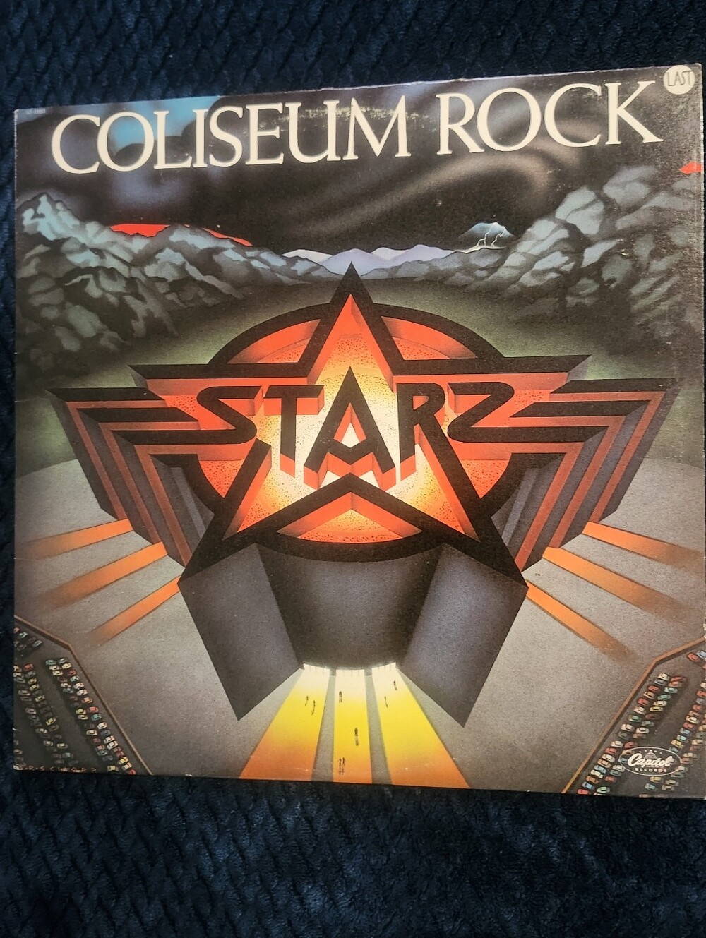 1978 vinyl LP release of Coliseum Rock by the American hard rock band Starz